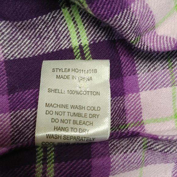 Mishka NYC Long Sleeve Flannel XXL Mens Plaid Streetwear - Picture 7 of 8